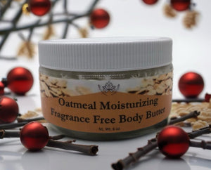 Oatmeal Moisturizing Body Butter (Fragrance Free)