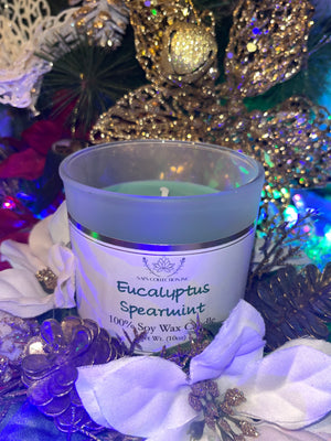 Eucalyptus Spearmint 100% Soy wax Candle