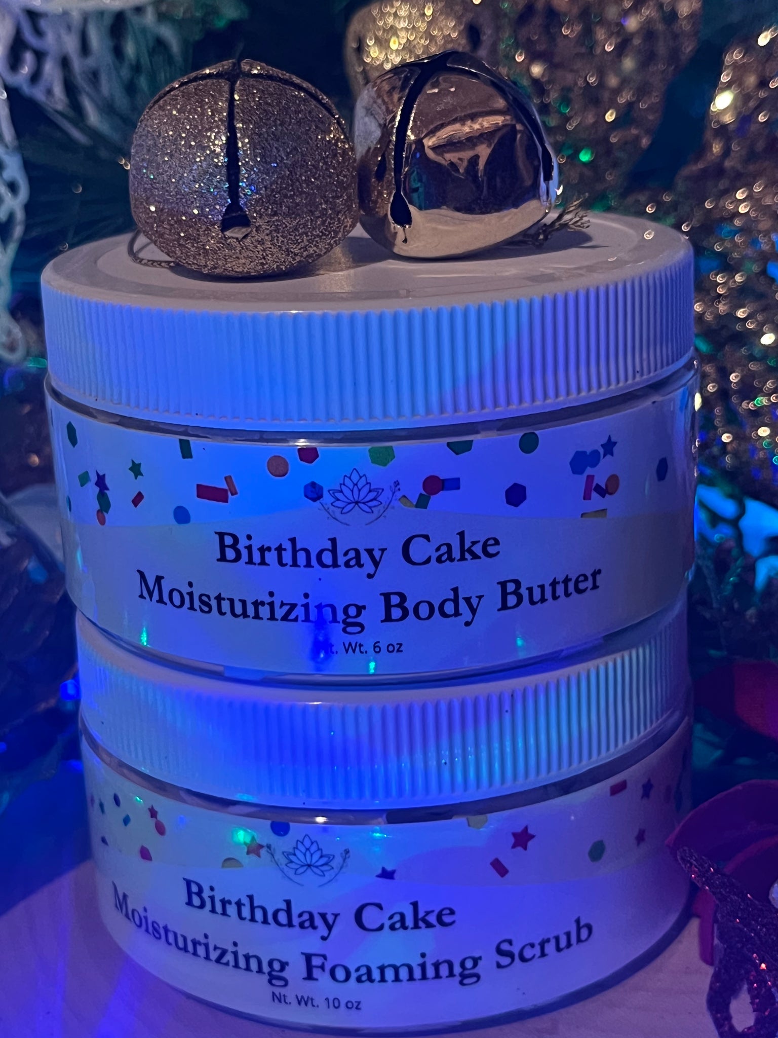 Birthday cake moisturizing body scrub