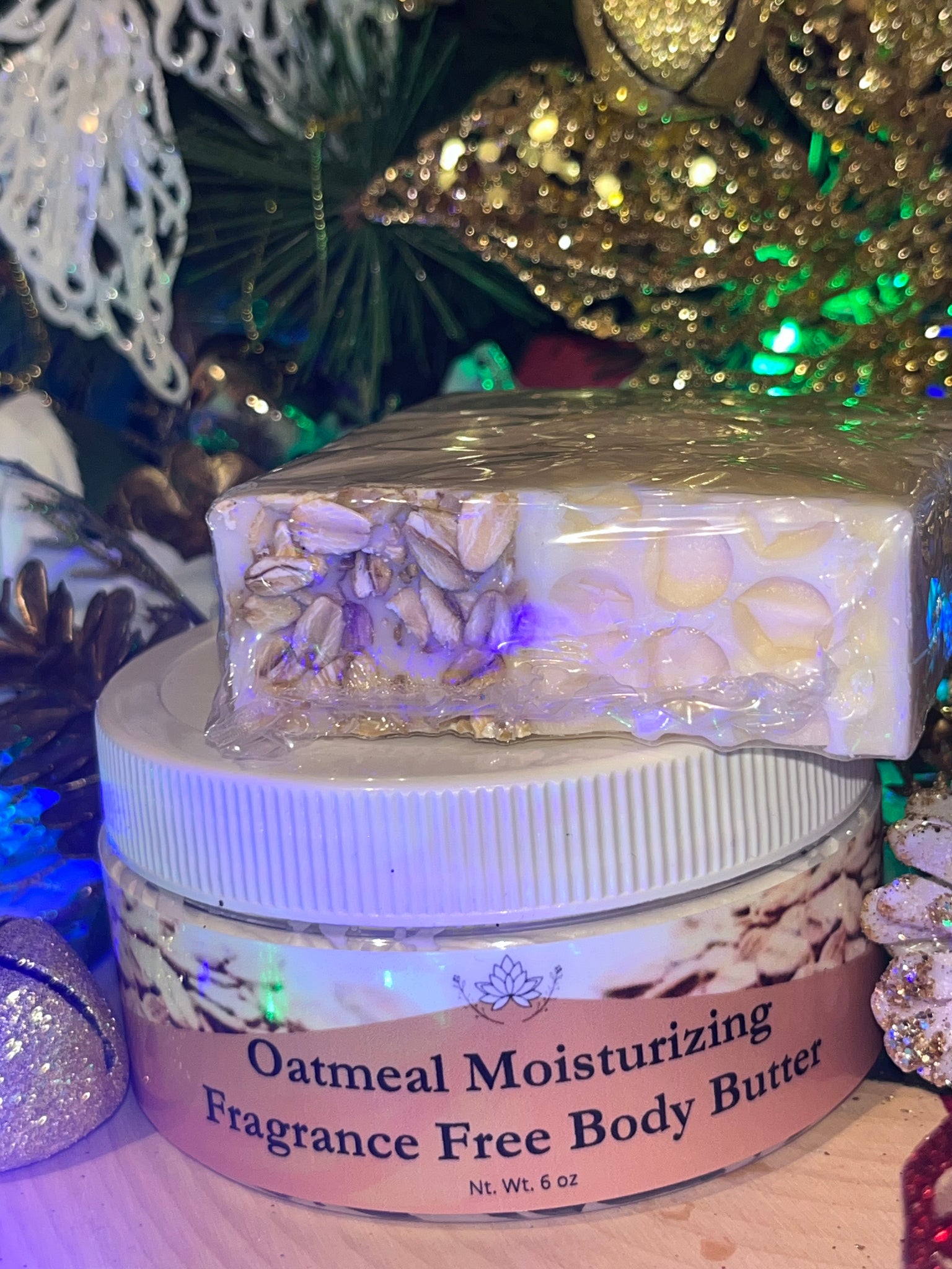Oatmeal moisturizing body bar